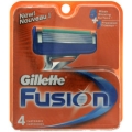 4 סכינים ג'ילט פיוז'ן Gillette Fusion
